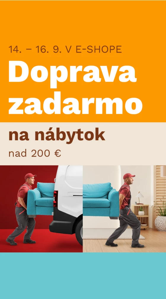 DOPRAVA ZDARMA nad 200€ 14-16-9-2026