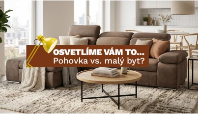 Vyberáme sedačku do malého bytu