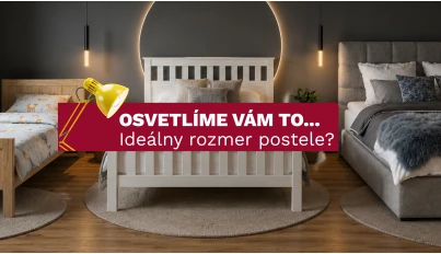 Ako vybrať ideálny rozmer postele?