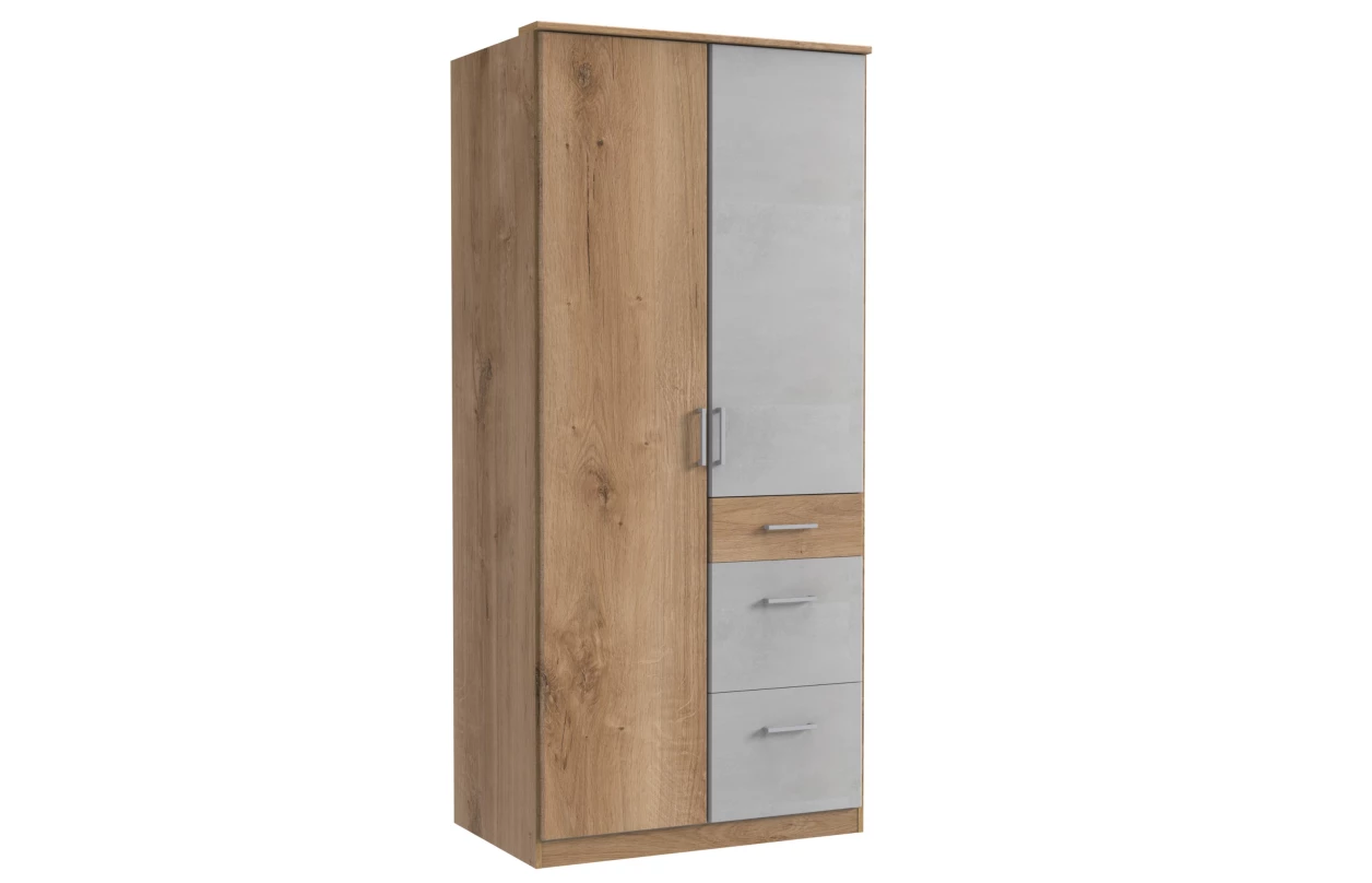 Skriňový nadstavec Click, 91 cm, biely 17