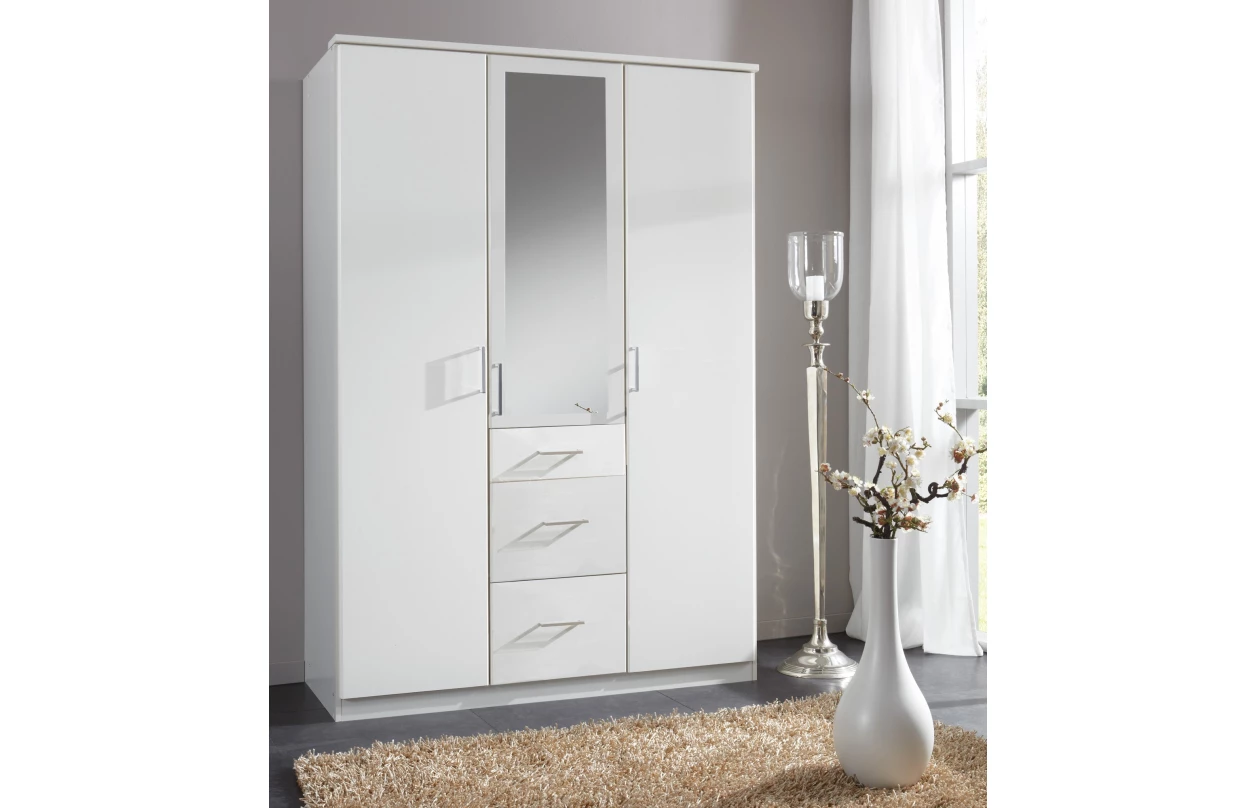 Skriňový nadstavec Click, 91 cm, biely 34