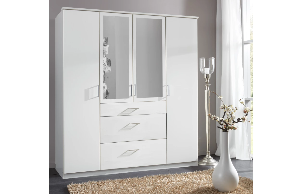 Skriňový nadstavec Click, 91 cm, biely 35