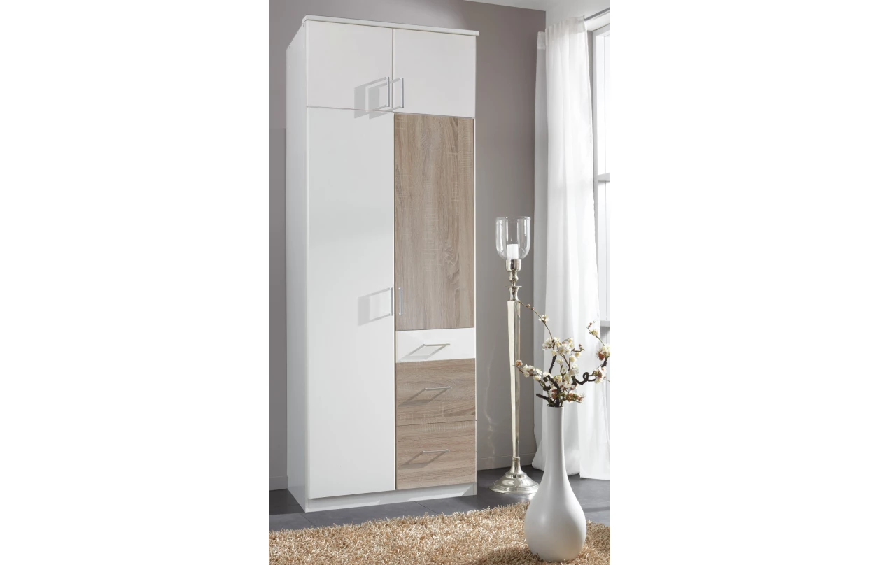 Skriňový nadstavec Click, 91 cm, biely 37