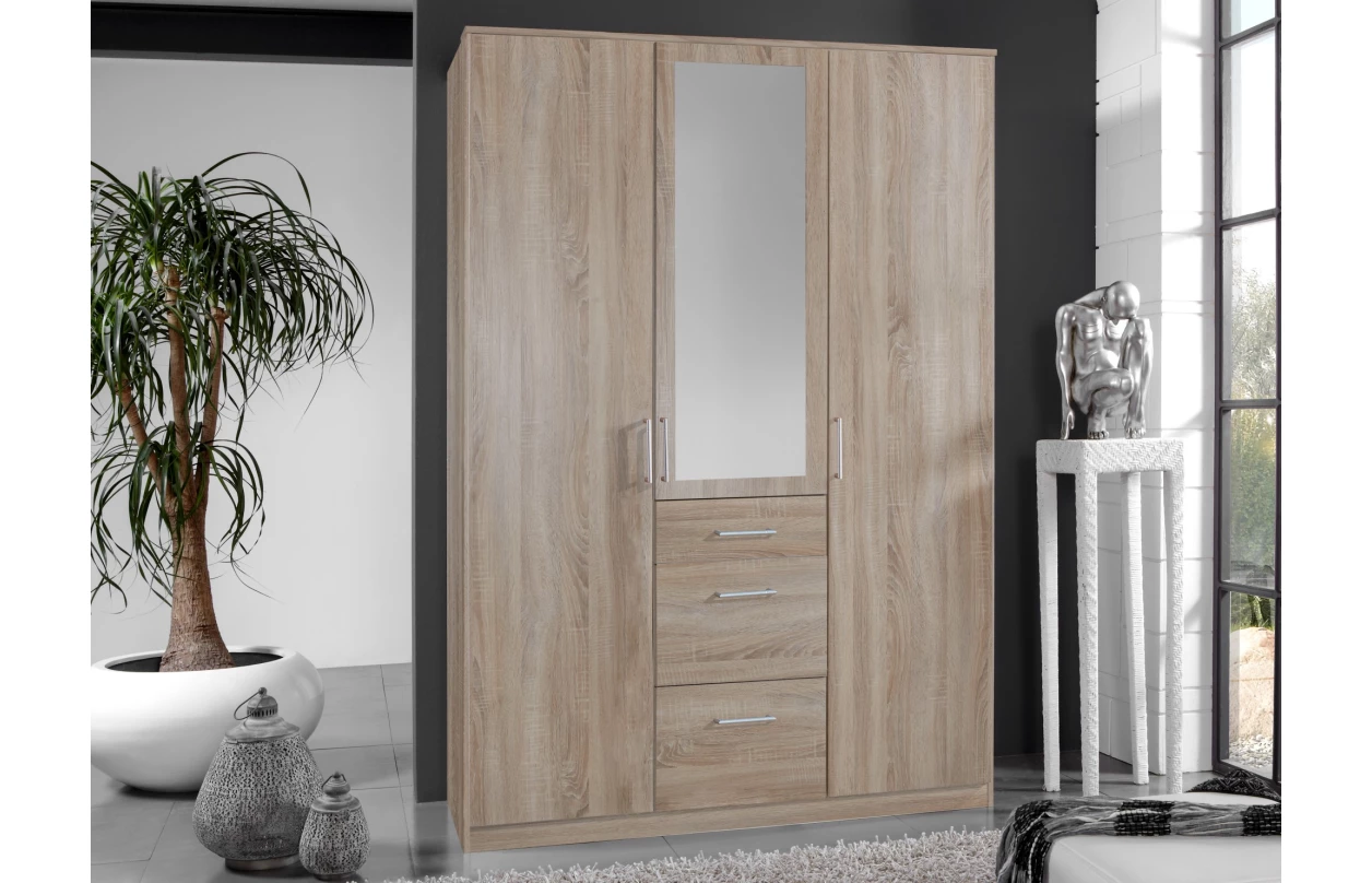 Skriňový nadstavec Click, 135 cm, biely 13