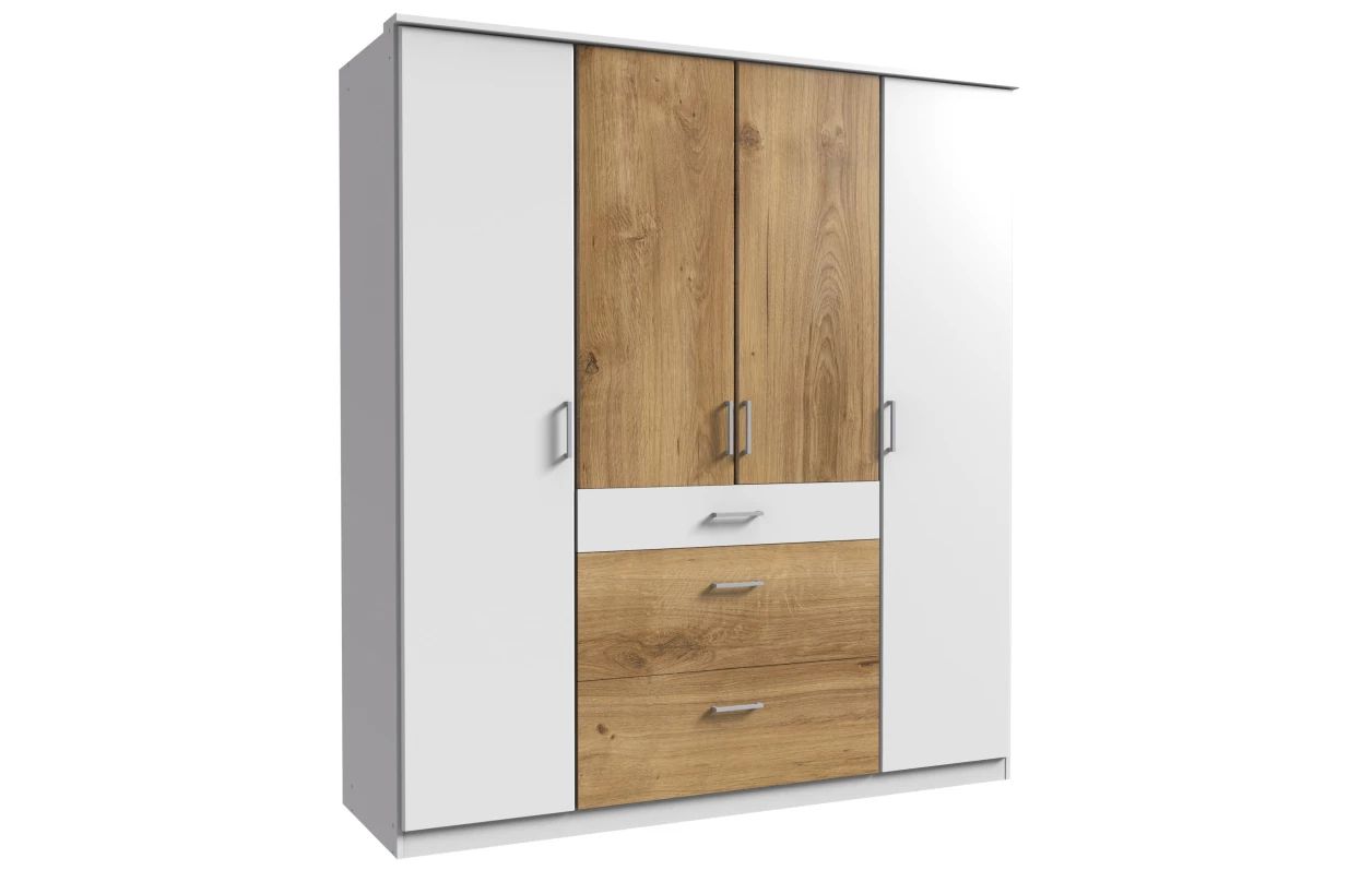 Skriňový nadstavec Click, 135 cm, biely 23