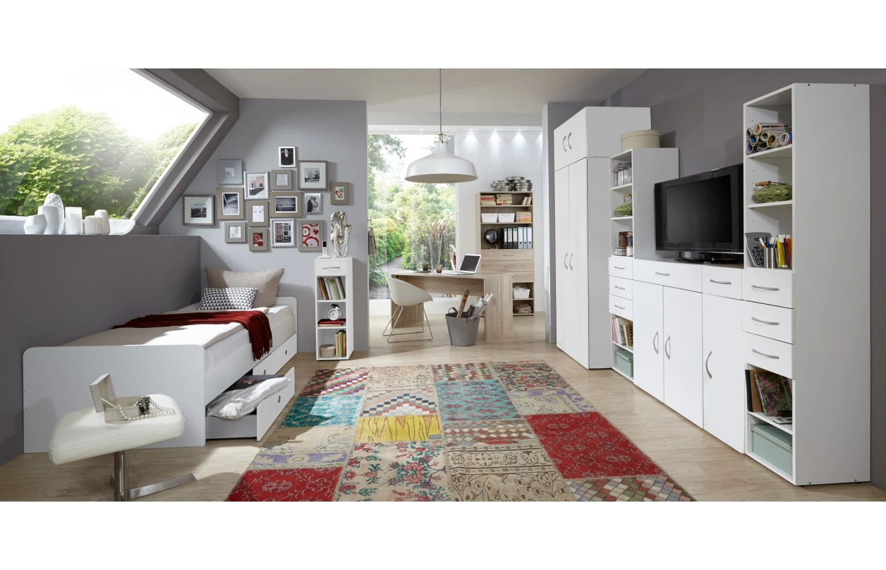 Skriňový nadstavec Multiraum, 40 cm, biely 7