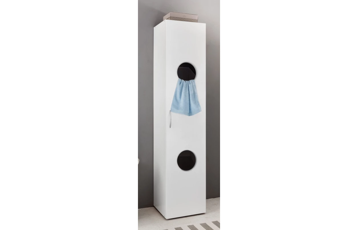 Policová skriňa Multiraum, 70 cm, biela 25