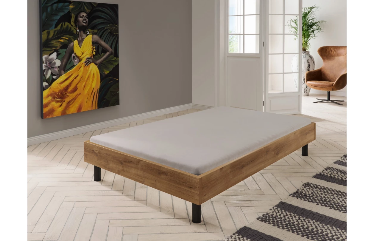 Nočný stolík Easy Plus, biely/biele sklo 45