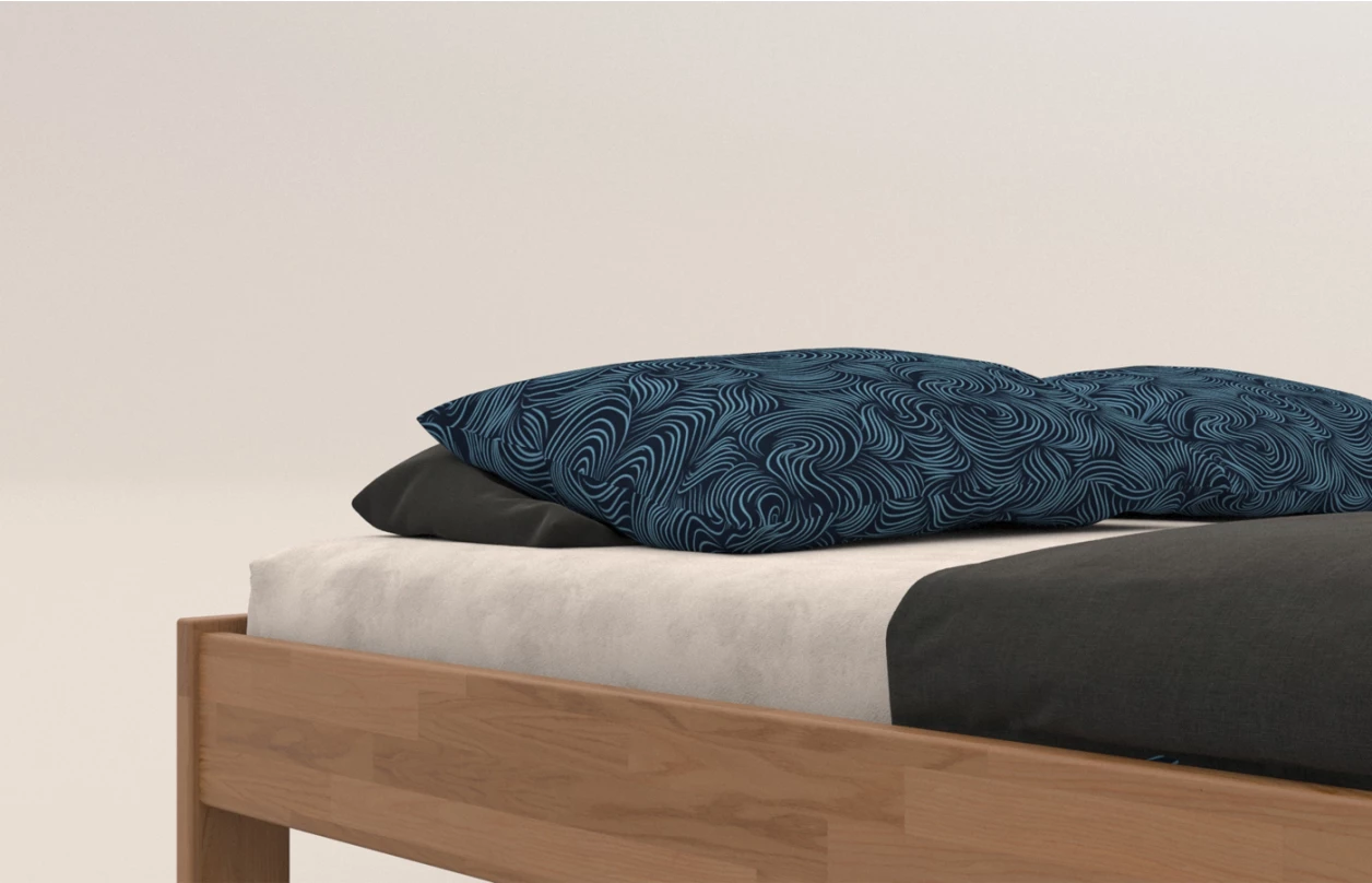 Posteľ Tema Futon 180x200 cm, prírodný buk 3