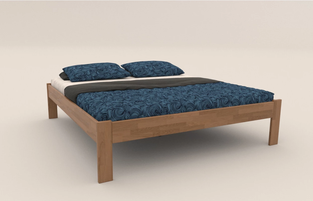 Posteľ Tema Futon 180x200 cm, šedý buk 1