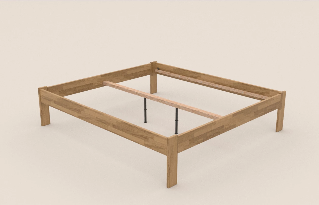 Posteľ Tema Futon 180x200 cm, šedý buk 4