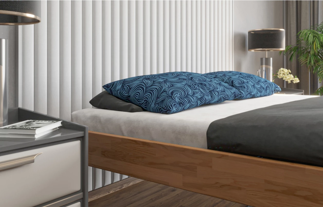 Posteľ Tema Futon 180x200 cm, šedý buk 7