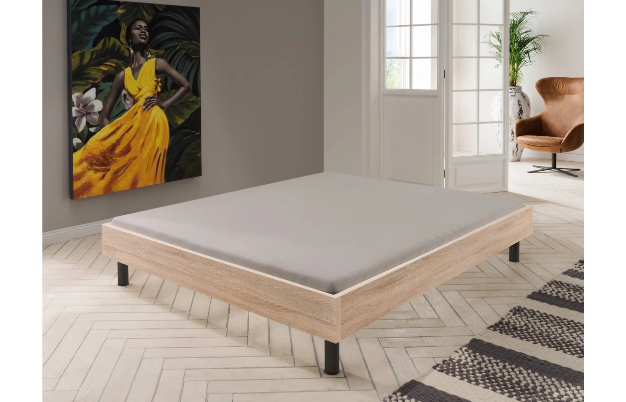 Posteľ Easy Plus 160x200 cm, dub sonoma 44