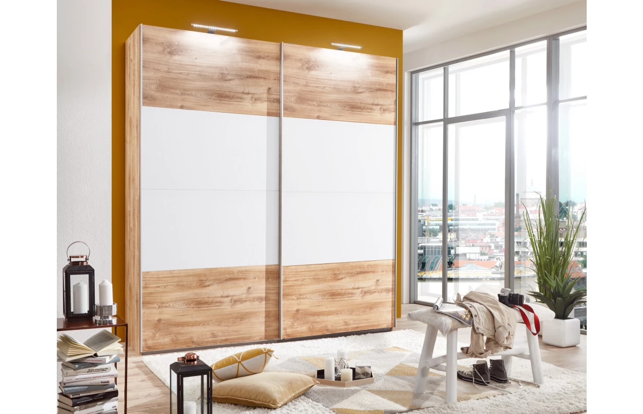 Nočný stolík Easy Plus, 2 zásuvky, dub sonoma 34