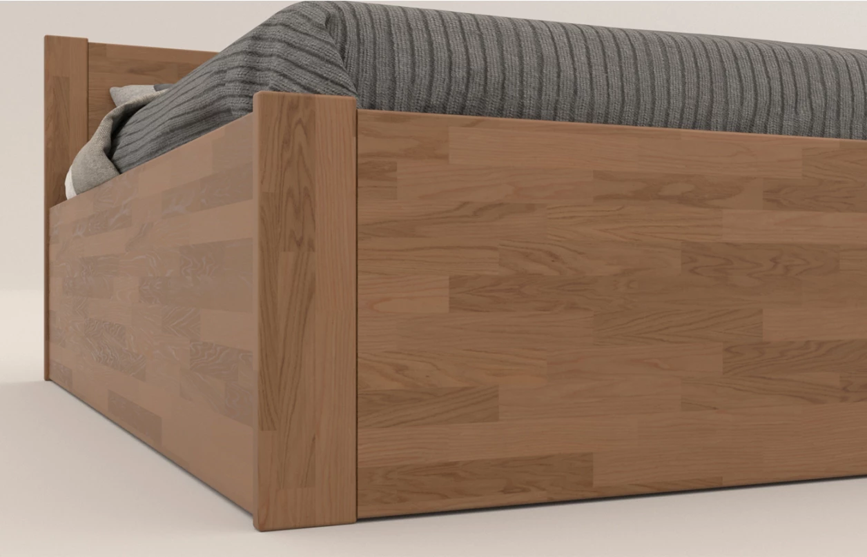 Posteľ s úložným priestorom Fava Box 180x200 cm, prírodný buk 2