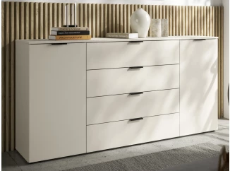 Široká komoda so zásuvkami Linz 180 cm, kašmírová béžová