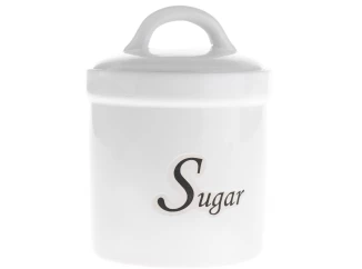 Cukornička Sugar, biela keramika