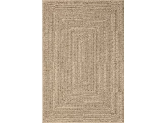 Vonkajší/vnútorný koberec Kenzy 80x150 cm, prírodné štvorce