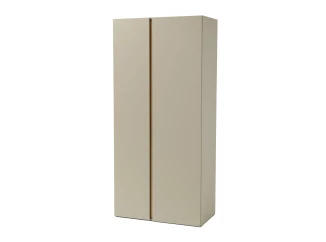 Šatníková skriňa Lucky, 90 cm, eukalyptovo zelená/baltský dub
