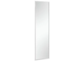 Nástenné zrkadlo Nadine 33,5x125 cm, bielo-zlaté, perlový dekor