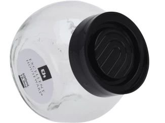 Dóza na korenie 500 ml, biele/čierne viečko