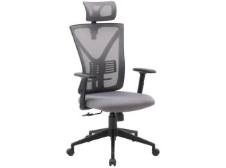 Kancelárska stolička Image, šedá látka