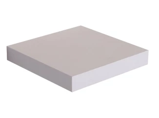 Nástenná polica Basic 25 cm, biela