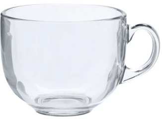 Sklenený hrnček Jumbo, 460 ml