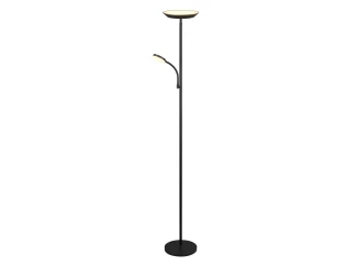 Stojacia lampa LED Specter, čierna