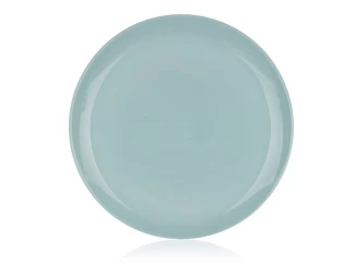 Plytký tanier Diwali 25 cm, tyrkysové sklo