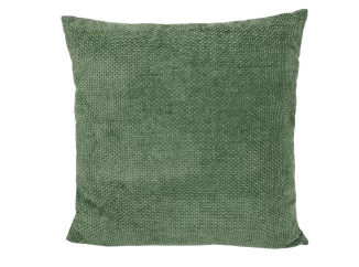Dekoračný vankúš Chenille Cross 45x45 cm, zelená