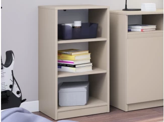 Nízky regál Carlos, béžový kašmír, šírka 40 cm