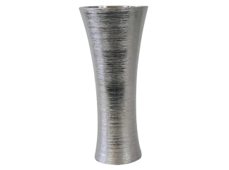 Váza Modern 35 cm, strieborná