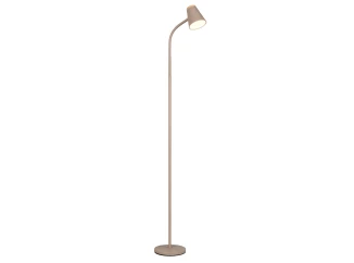 Stojacia LED lampa Pongo, béžová
