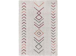 Koberec Boho Indian 160x230 cm, biely