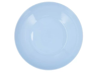 Hlboký tanier Apy 20 cm, modré opálové sklo