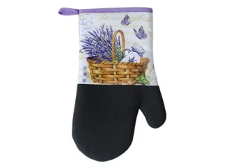 Kuchynská rukavica 31 cm, neoprén, levanduľa