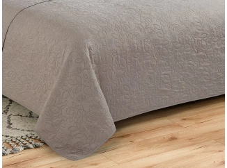 Prikrývka na posteľ Harmony 220x240 cm, taupe