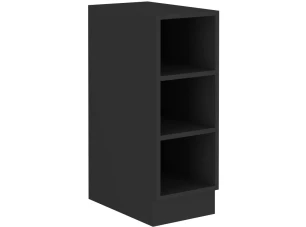 Dolný kuchynský regál Arona, 30 cm, čierny