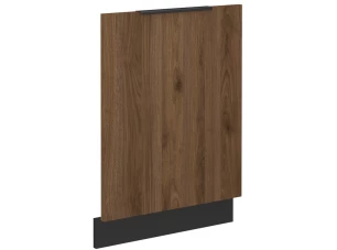 Predný panel na vstavanú kuchynskú umývačku Monza, 60 cm, orech/čierna