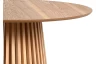 Okrúhly jedálenský stôl Siluet 100 cm, svetlý jaseň