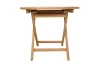 Okrúhly záhradný stôl Dumai, 90 cm, teak