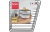 Stojan na taniere do skrinky Lava TouchTherm 25x19 cm, čierny