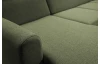 Sedacia súprava Mistic, lesná zelená látka, tvar U