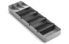 Organizér na príbory UniFit 40-49 cm, šedý