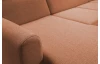 Sedacia súprava Mistic, terracota látka, tvar U