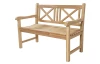 Záhradná lavica Cross, 120 cm, teak