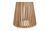 Okrúhly záhradný jedálenský stôl Manado, 120 cm, teak