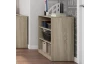 Nízký regál Carlos, dub sonoma, šírka 75 cm
