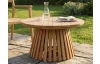 Okrúhly záhradný stolík Manado, 70 cm, teak